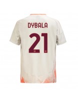 AS Roma Paulo Dybala #21 Venkovní Dres 2024-25 Krátký Rukáv